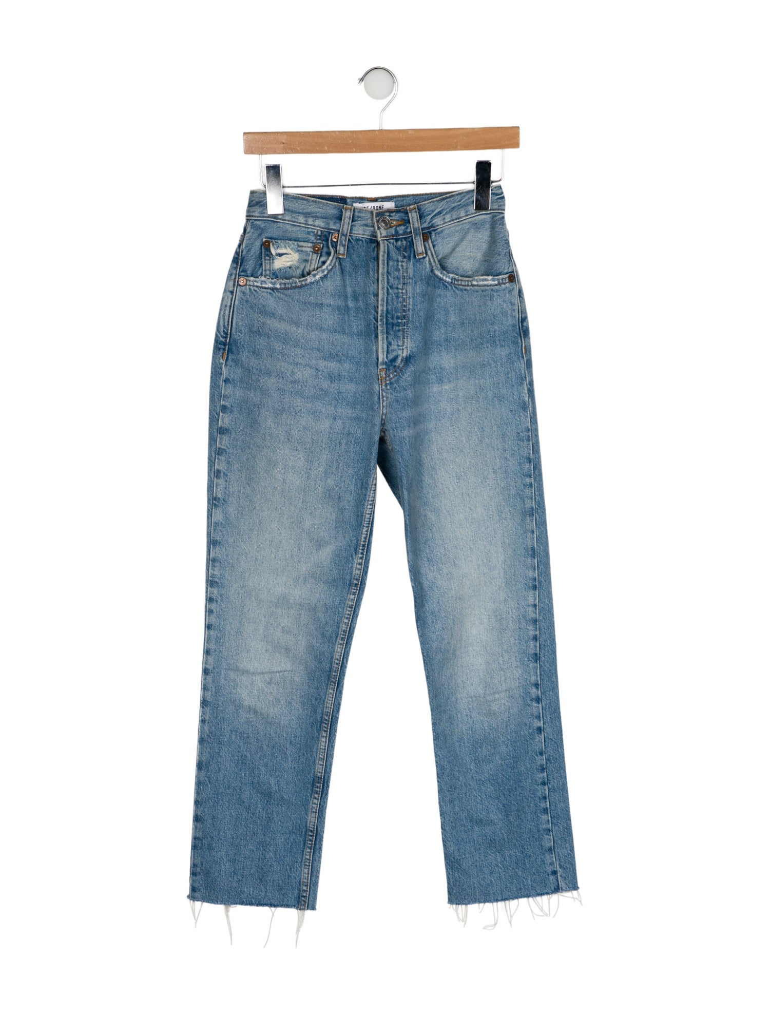 RE/DONE Mid-Rise Straight Leg Jeans