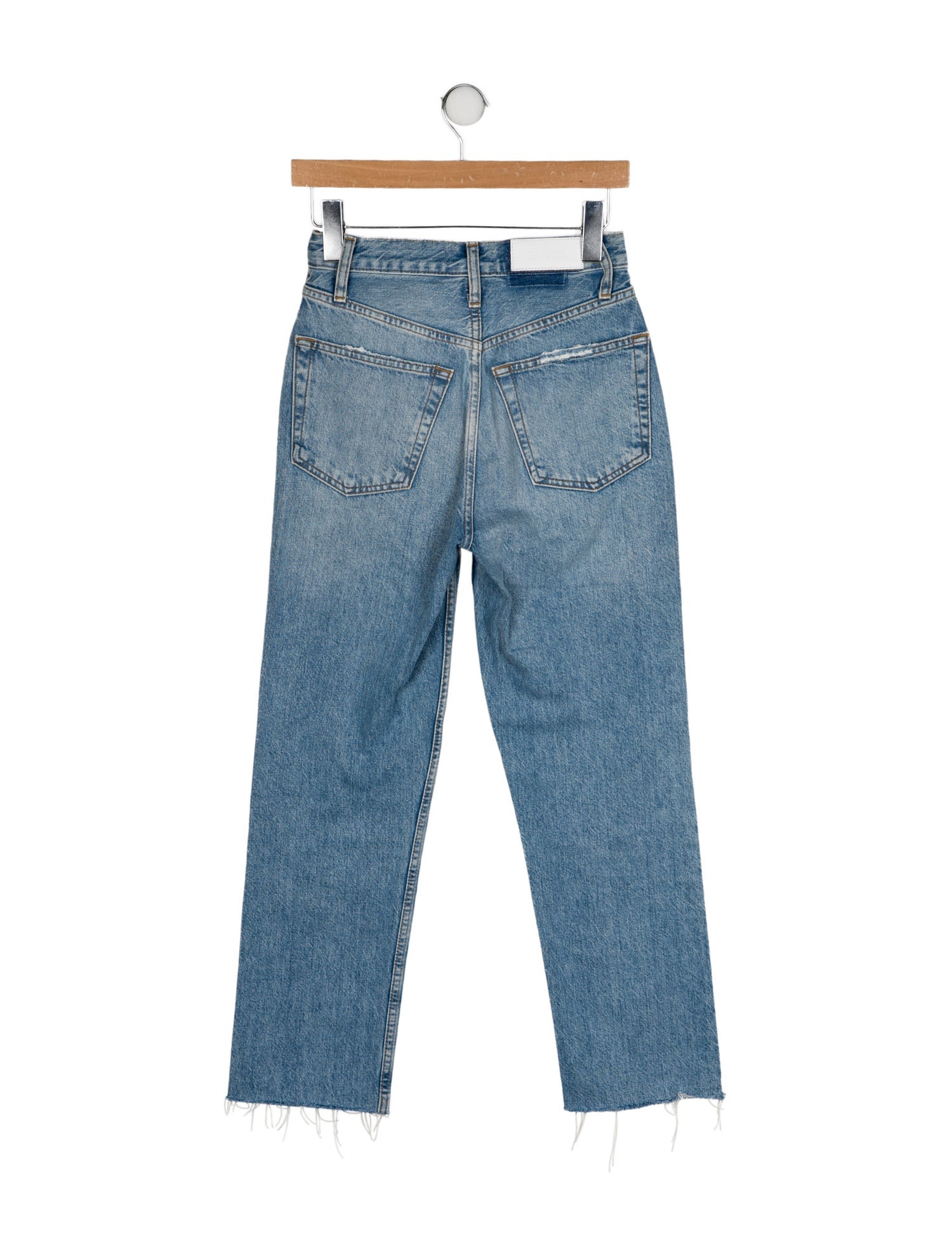 RE/DONE Mid-Rise Straight Leg Jeans
