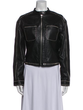 RE/DONE Leather Biker Jacket