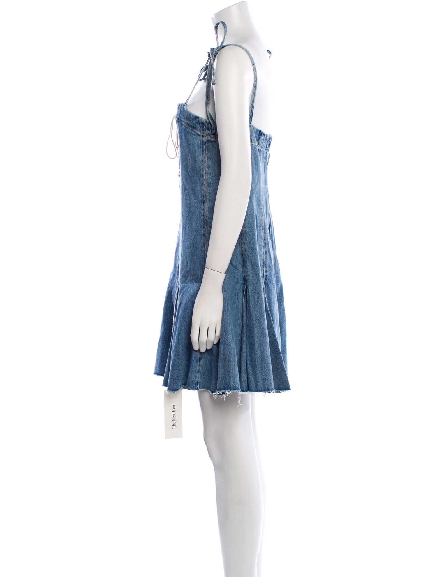 RE/DONE Square Neckline Mini Dress