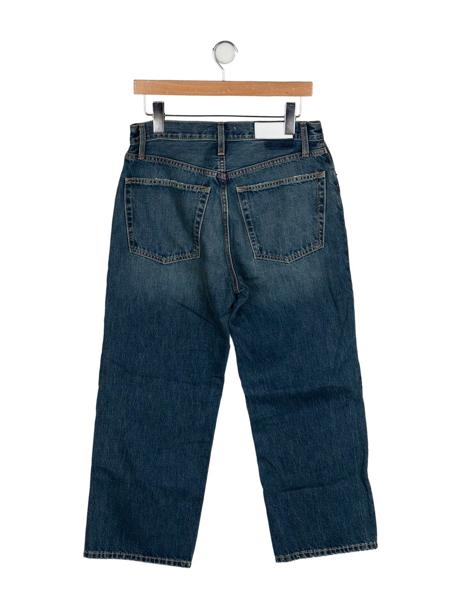 RE/DONE Mid-Rise Wide Leg Jeans