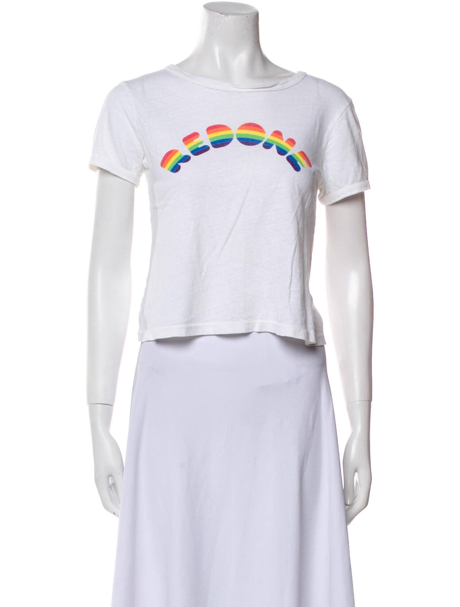 RE/DONE Graphic Print Crew Neck T-Shirt