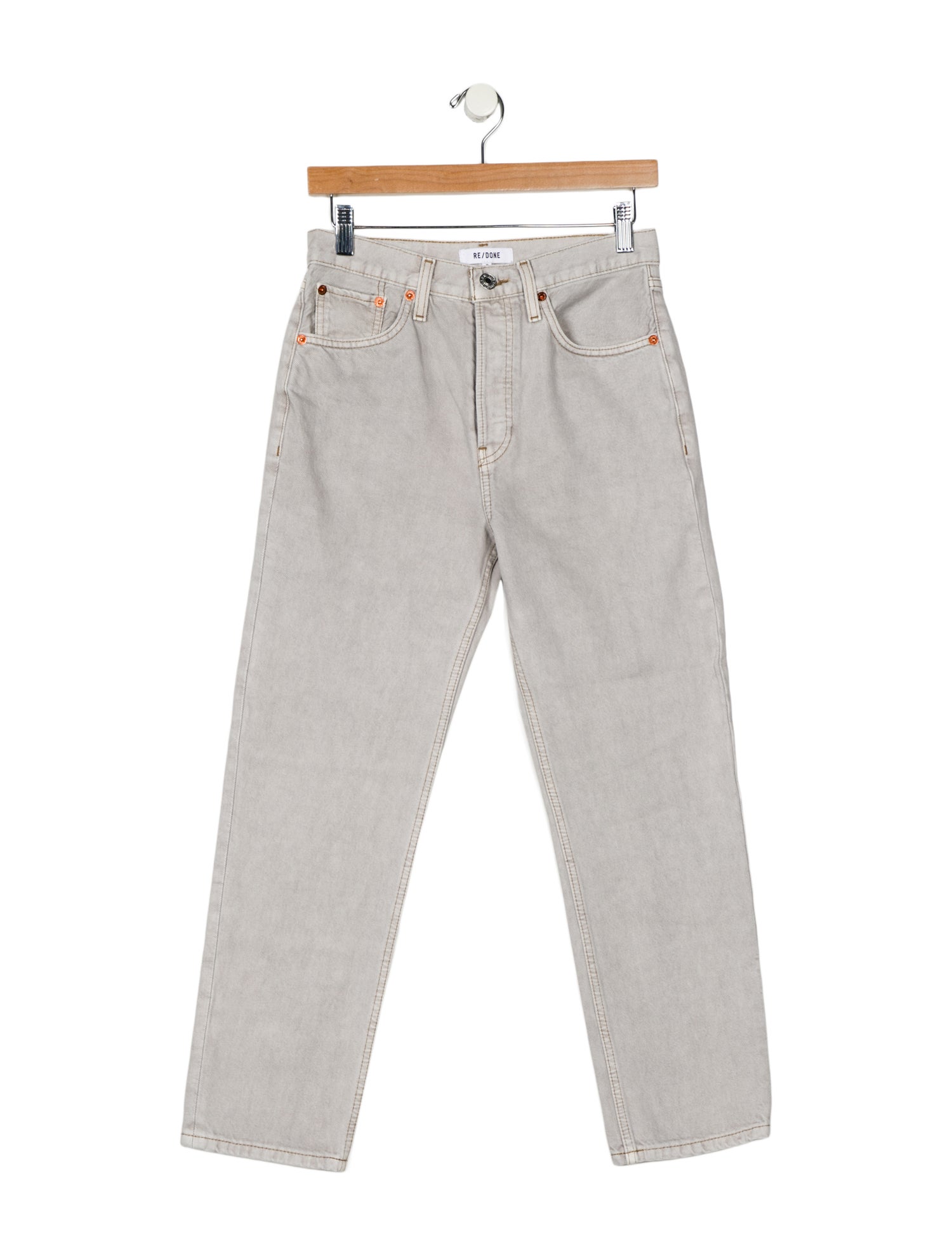 RE/DONE Mid-Rise Straight Leg Jeans