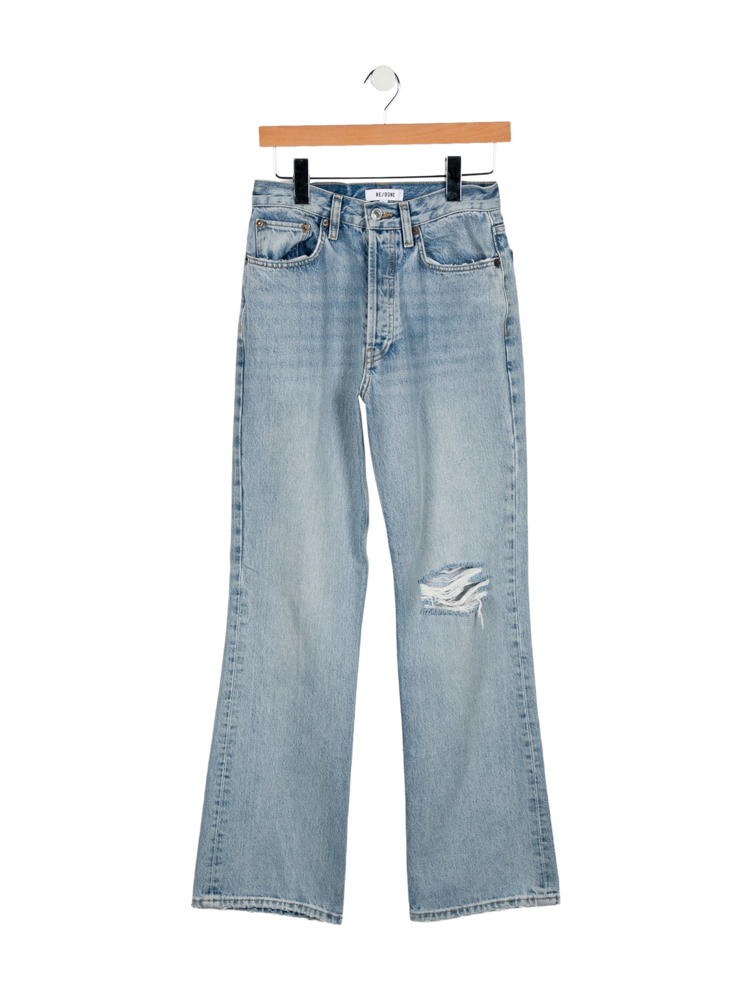 RE/DONE High-Rise Wide Leg Jeans