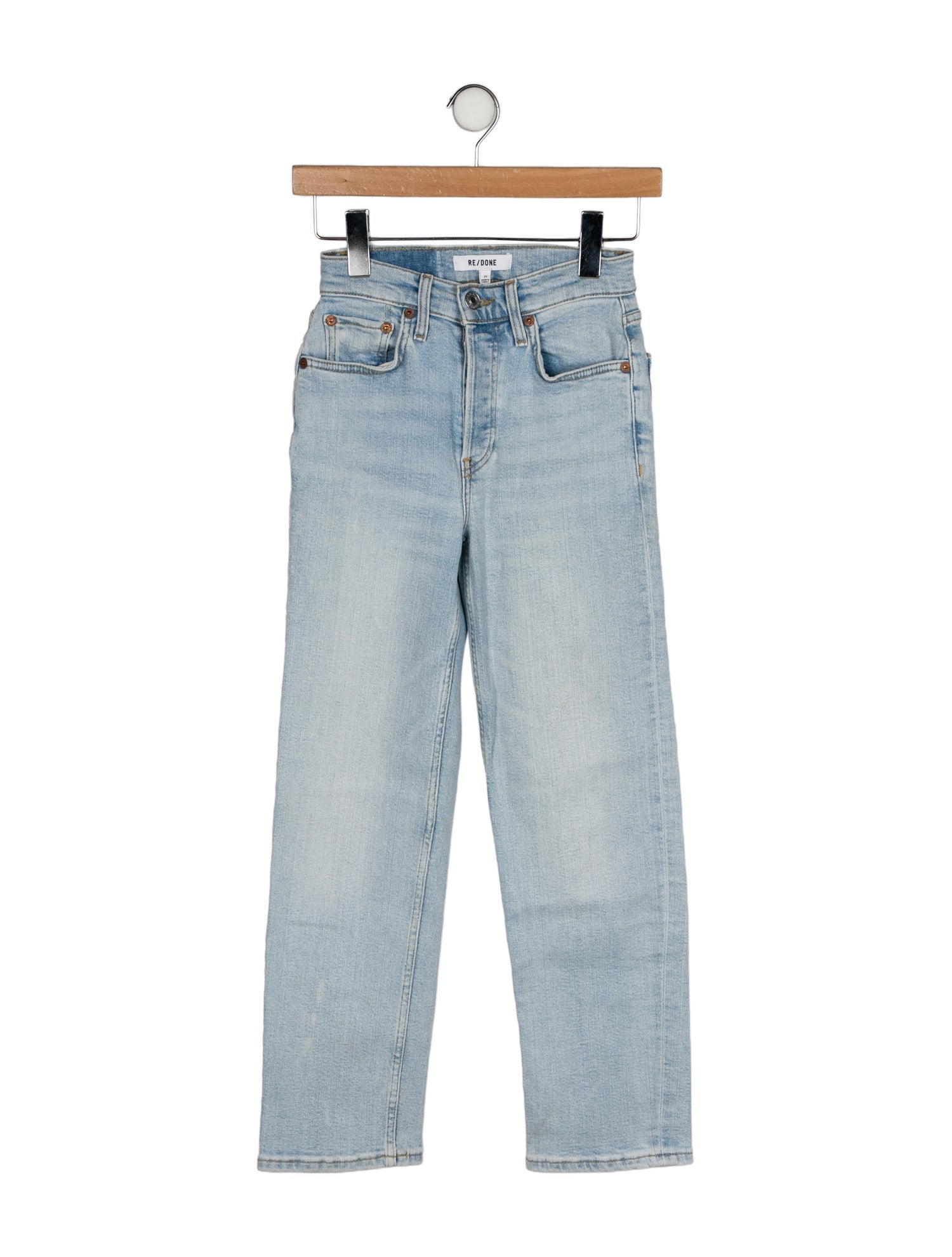RE/DONE Mid-Rise Straight Leg Jeans