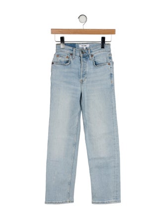 RE/DONE Mid-Rise Straight Leg Jeans