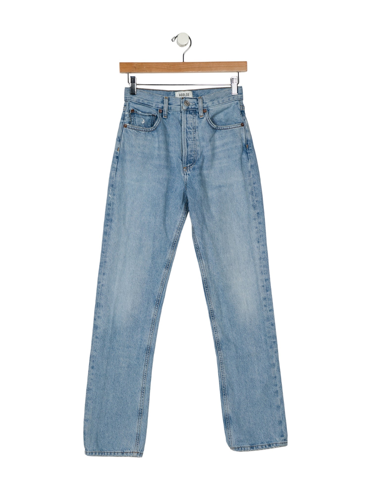 RE/DONE Mid-Rise Straight Leg Jeans