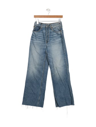 RE/DONE High-Rise Wide Leg Jeans
