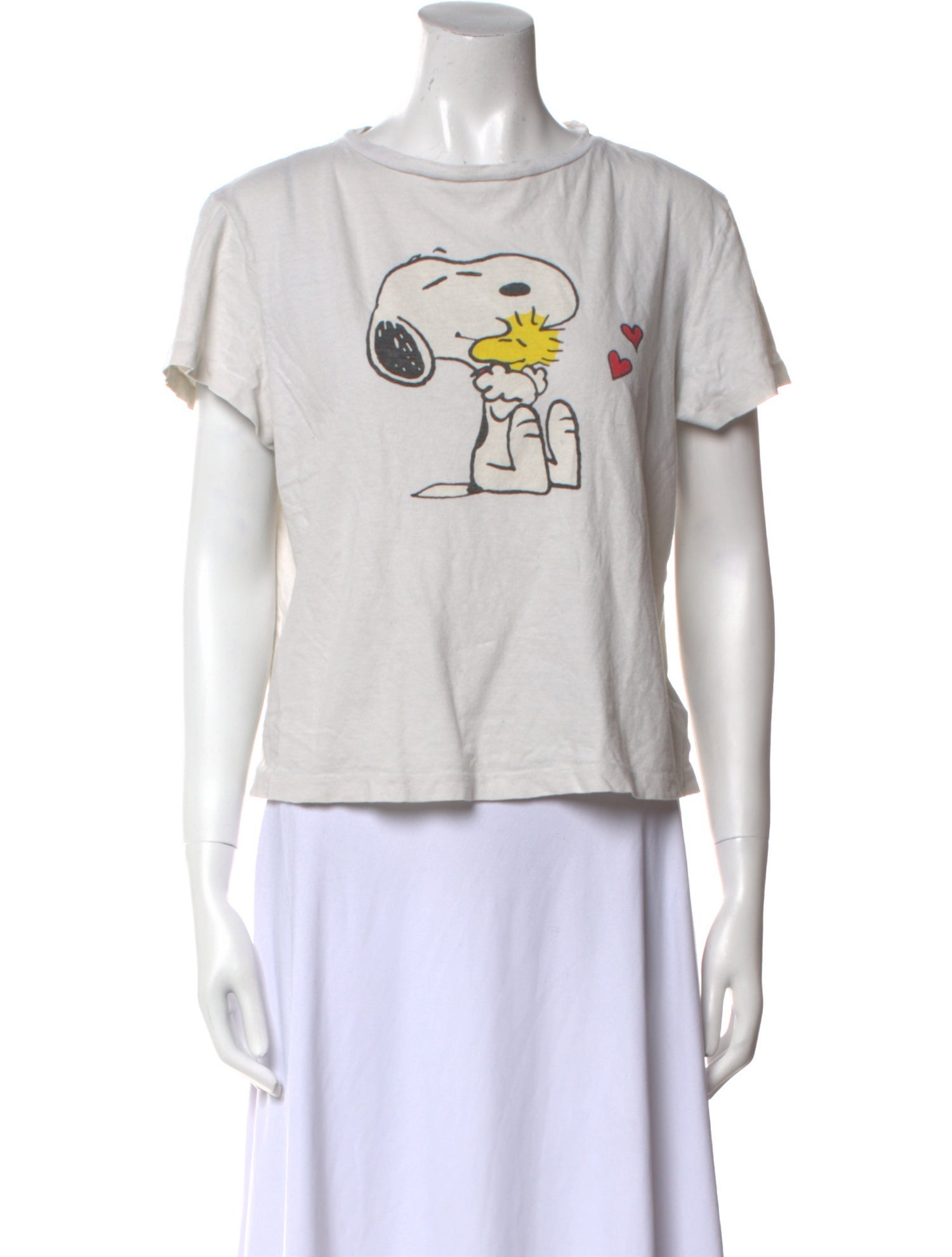 RE/DONE Graphic Print Crew Neck T-Shirt