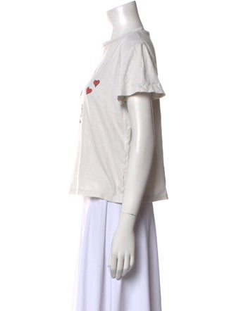 RE/DONE Graphic Print Crew Neck T-Shirt