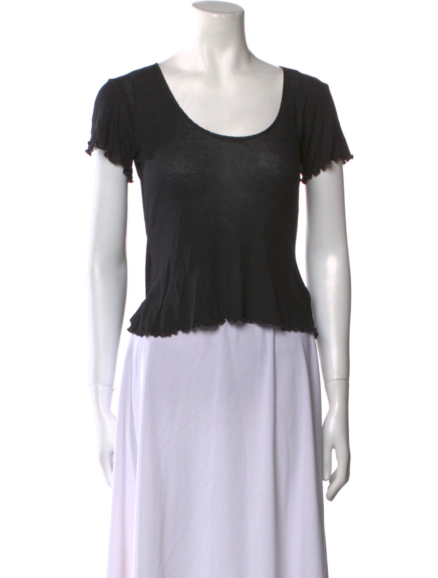 RE/DONE Scoop Neck Short Sleeve T-Shirt