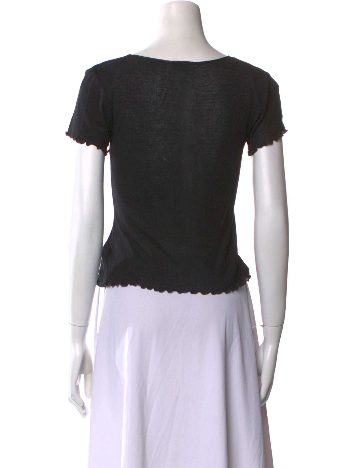 RE/DONE Scoop Neck Short Sleeve T-Shirt