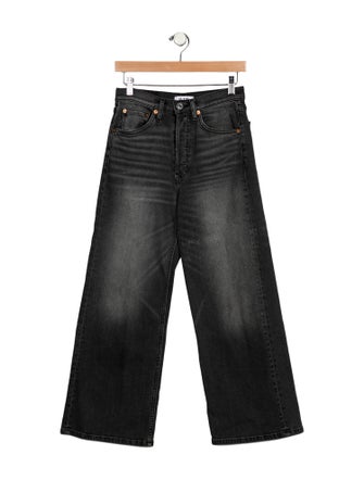 RE/DONE High-Rise Wide Leg Jeans