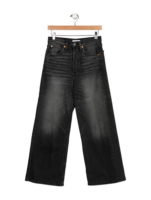 RE/DONE High-Rise Wide Leg Jeans