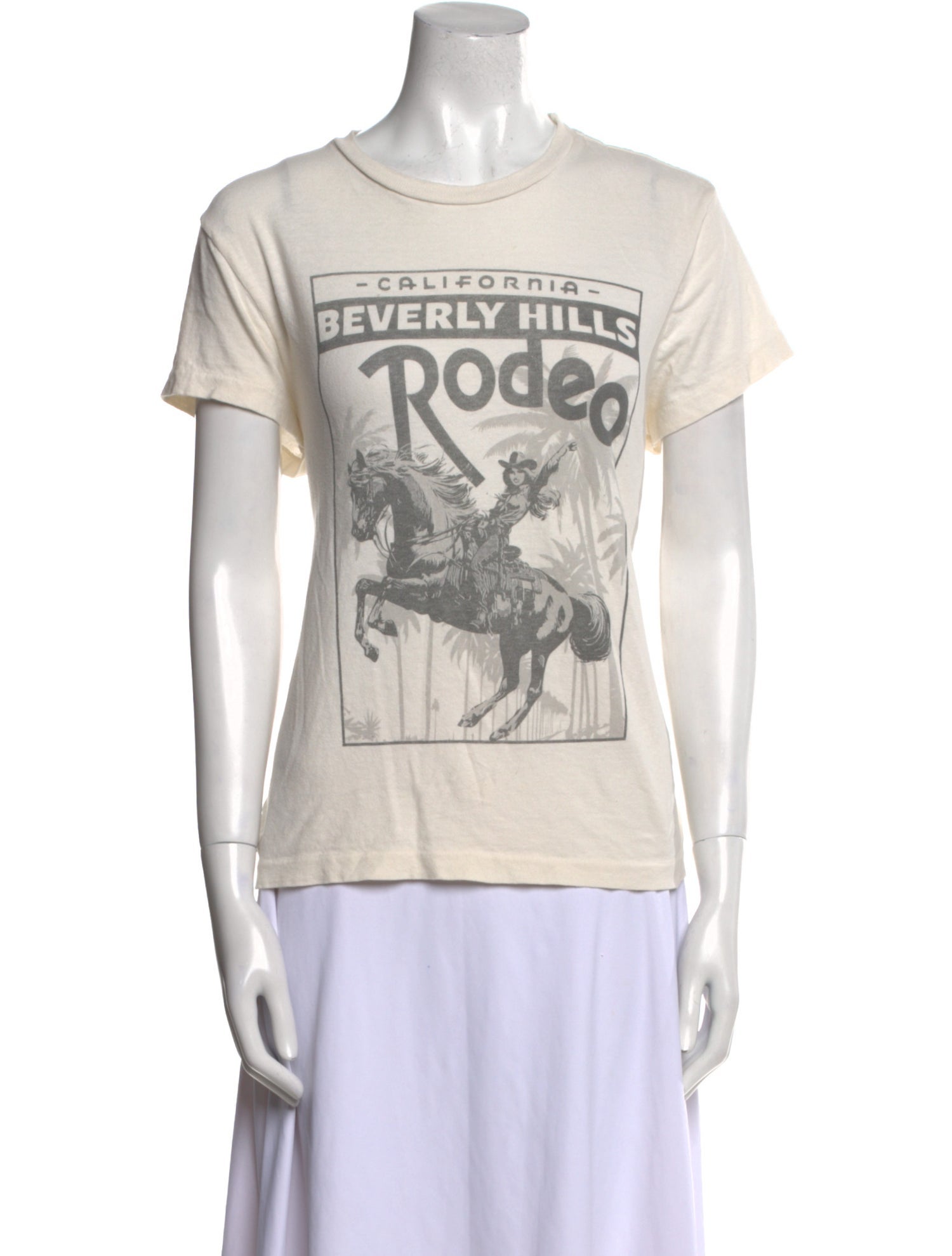 RE/DONE Graphic Print Crew Neck T-Shirt