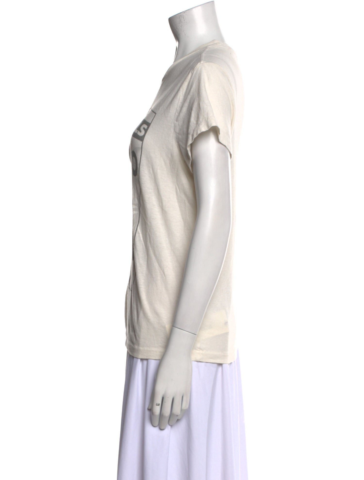 RE/DONE Graphic Print Crew Neck T-Shirt