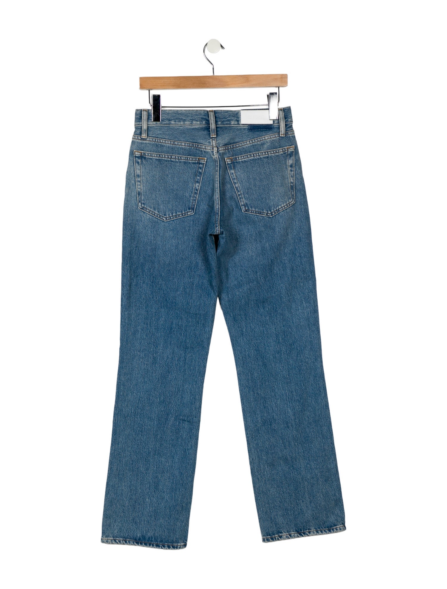 RE/DONE Mid-Rise Straight Leg Jeans