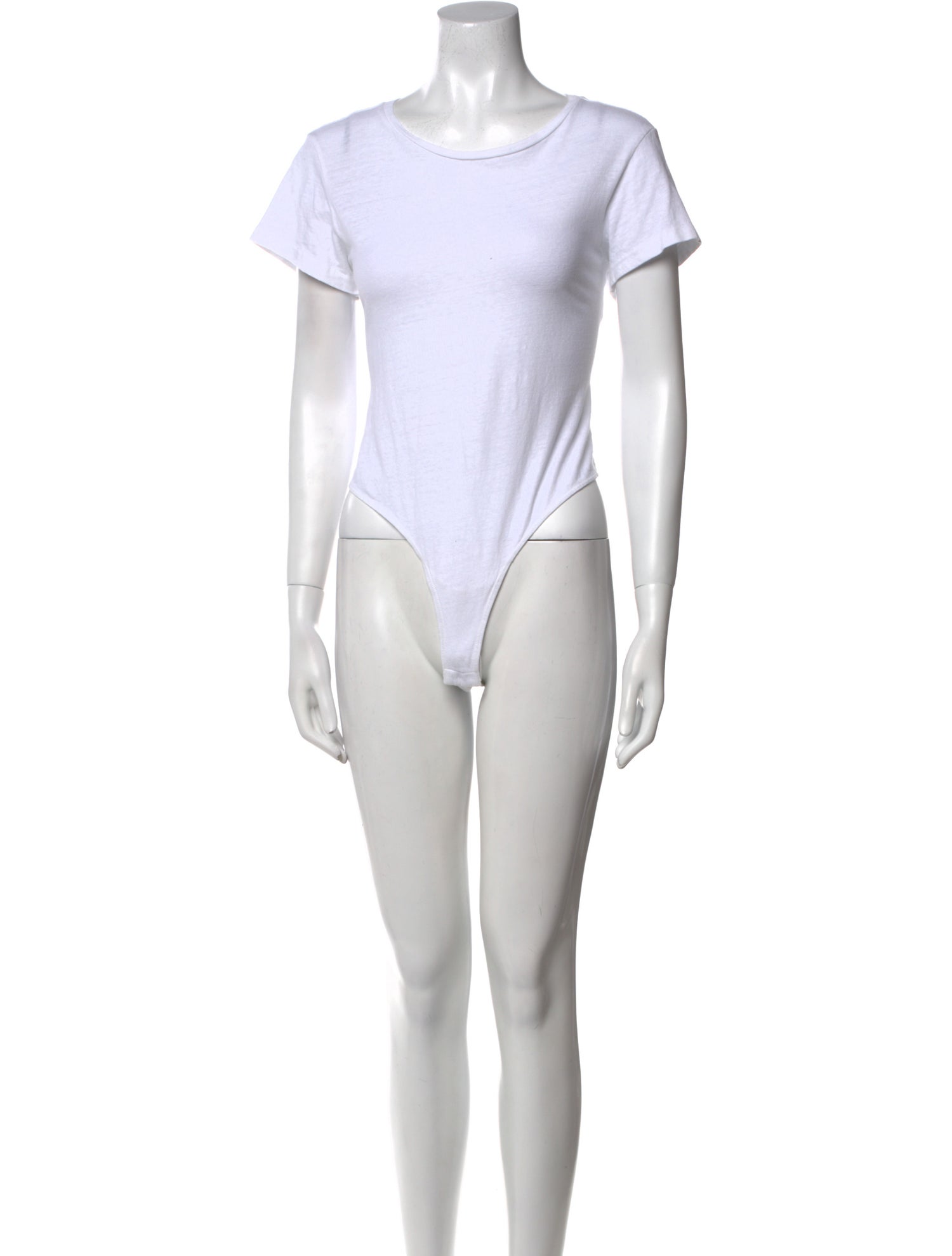 RE/DONE Scoop Neck Short Sleeve Bodysuit