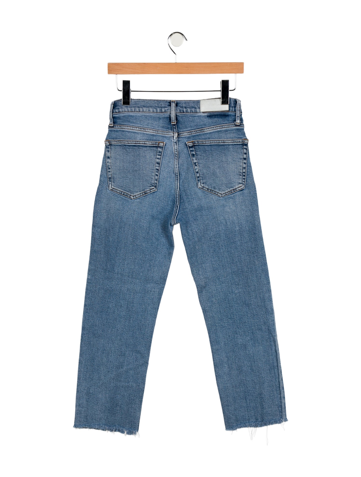 RE/DONE Mid-Rise Straight Leg Jeans
