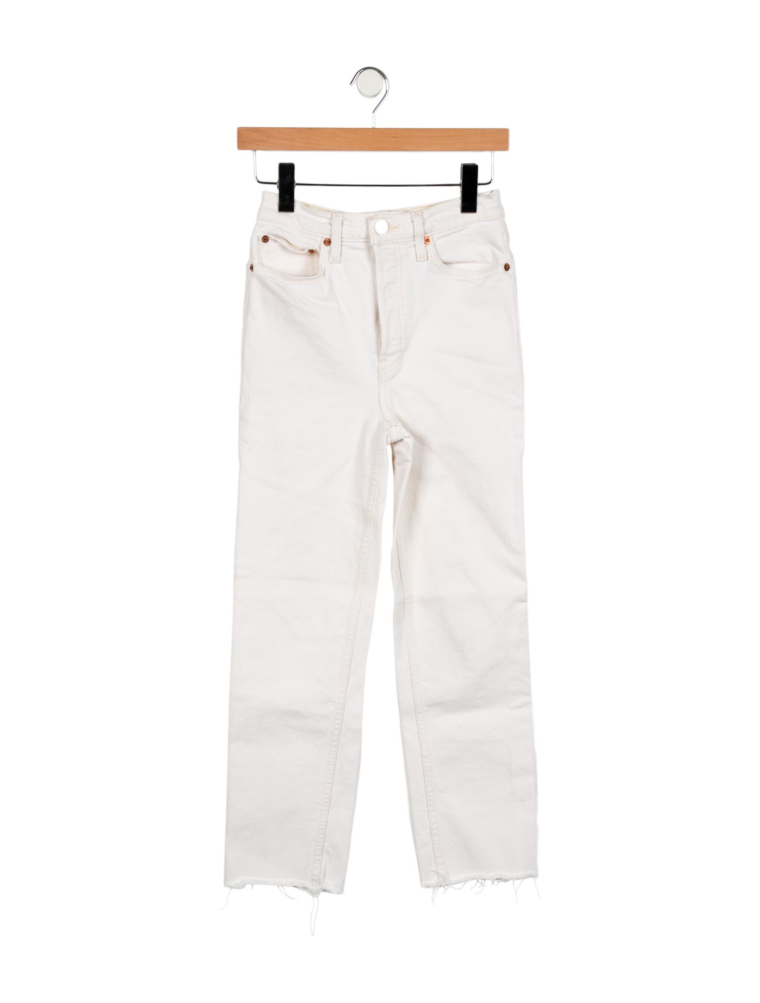 RE/DONE Mid-Rise Straight Leg Jeans