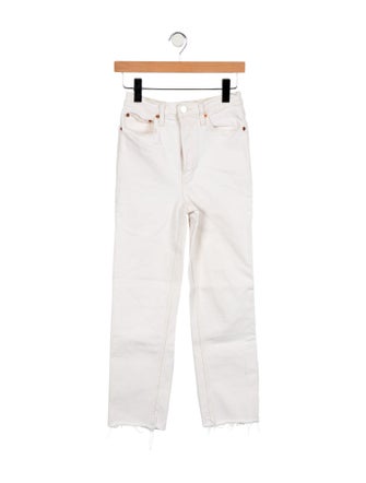 RE/DONE Mid-Rise Straight Leg Jeans