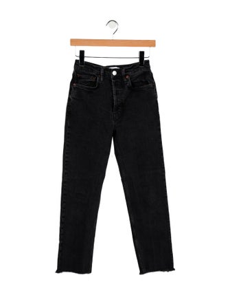 RE/DONE Mid-Rise Straight Leg Jeans