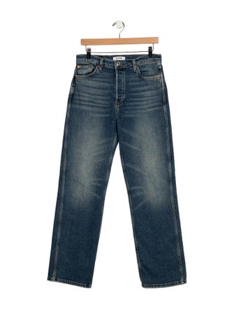 RE/DONE High-Rise Wide Leg Jeans