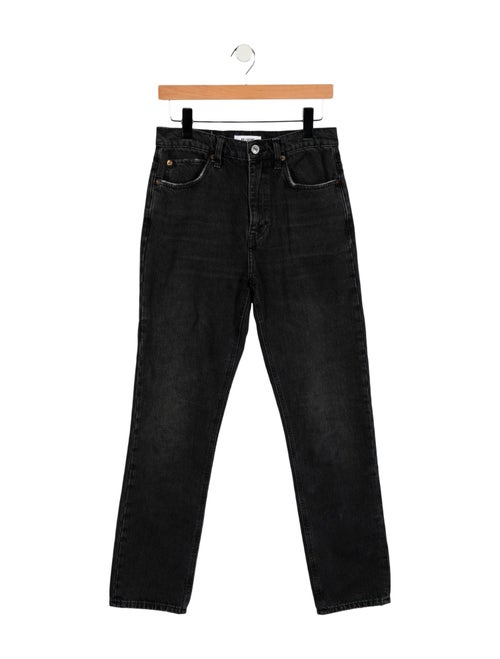 RE/DONE High-Rise Straight Leg Jeans