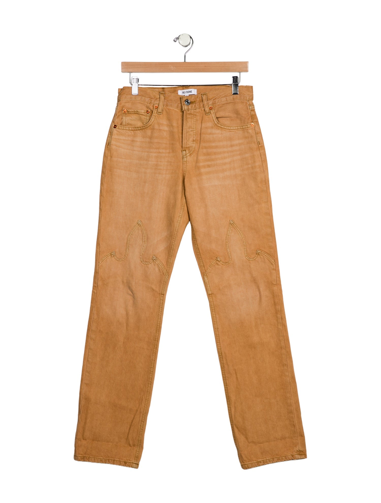 RE/DONE Mid-Rise Straight Leg Jeans