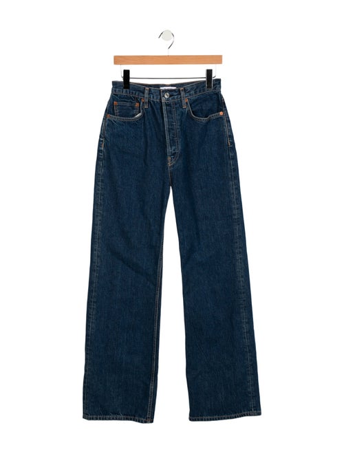 RE/DONE High-Rise Wide Leg Jeans