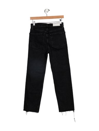 RE/DONE High-Rise Straight Leg Jeans