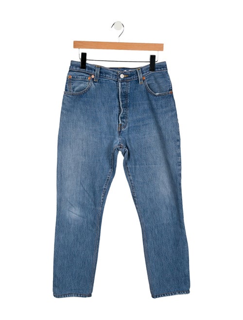 RE/DONE Mid-Rise Straight Leg Jeans