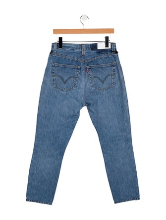 RE/DONE Mid-Rise Straight Leg Jeans
