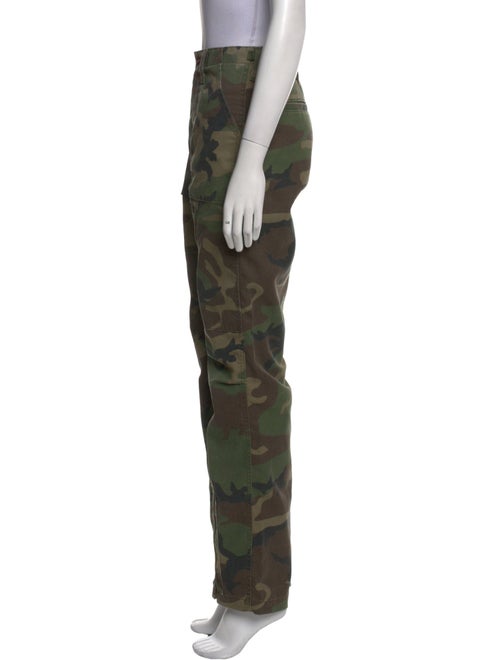 RE/DONE Camouflage Print Wide Leg Pants