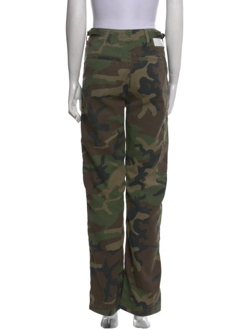RE/DONE Camouflage Print Wide Leg Pants