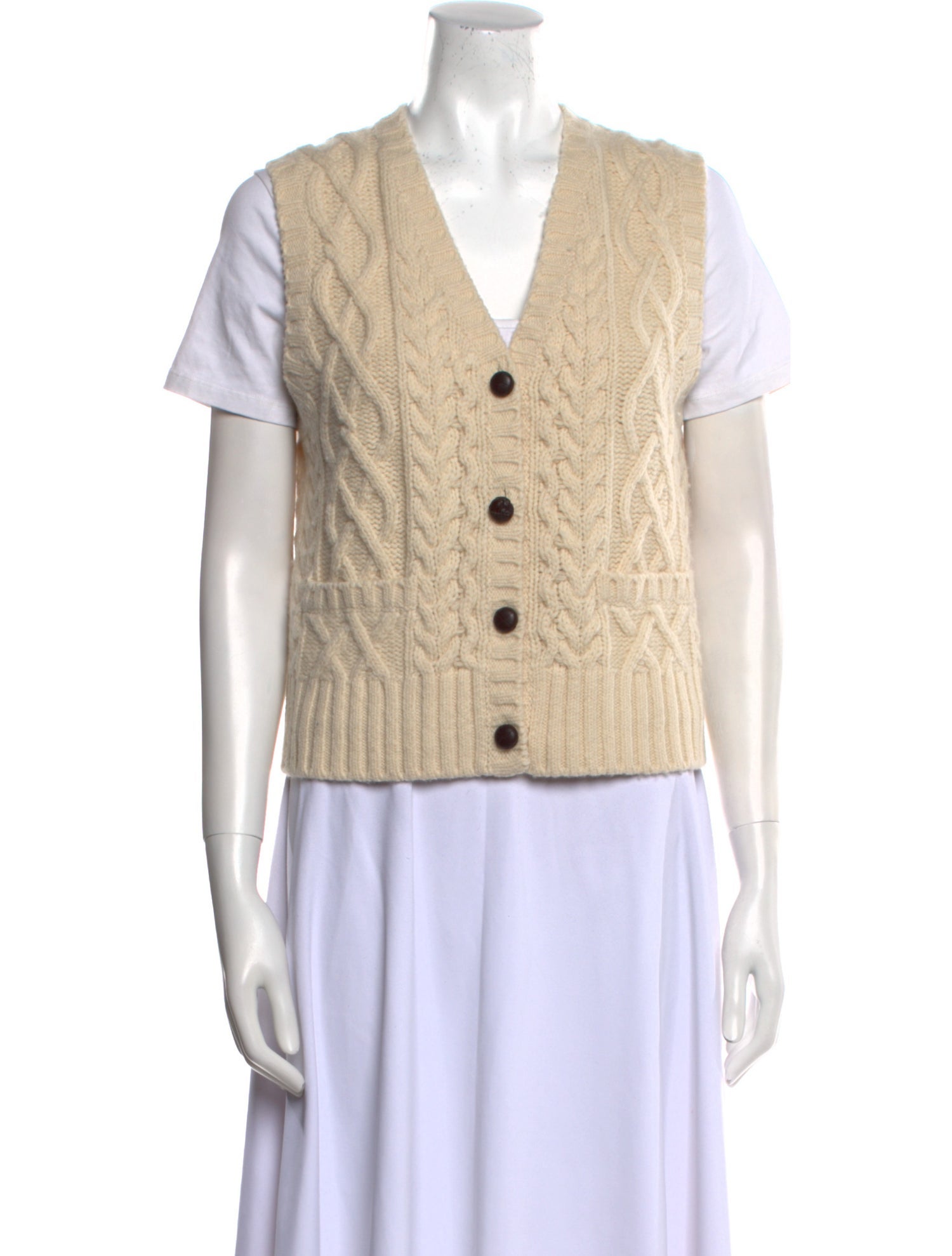 RE/DONE Wool V-Neck Sweater