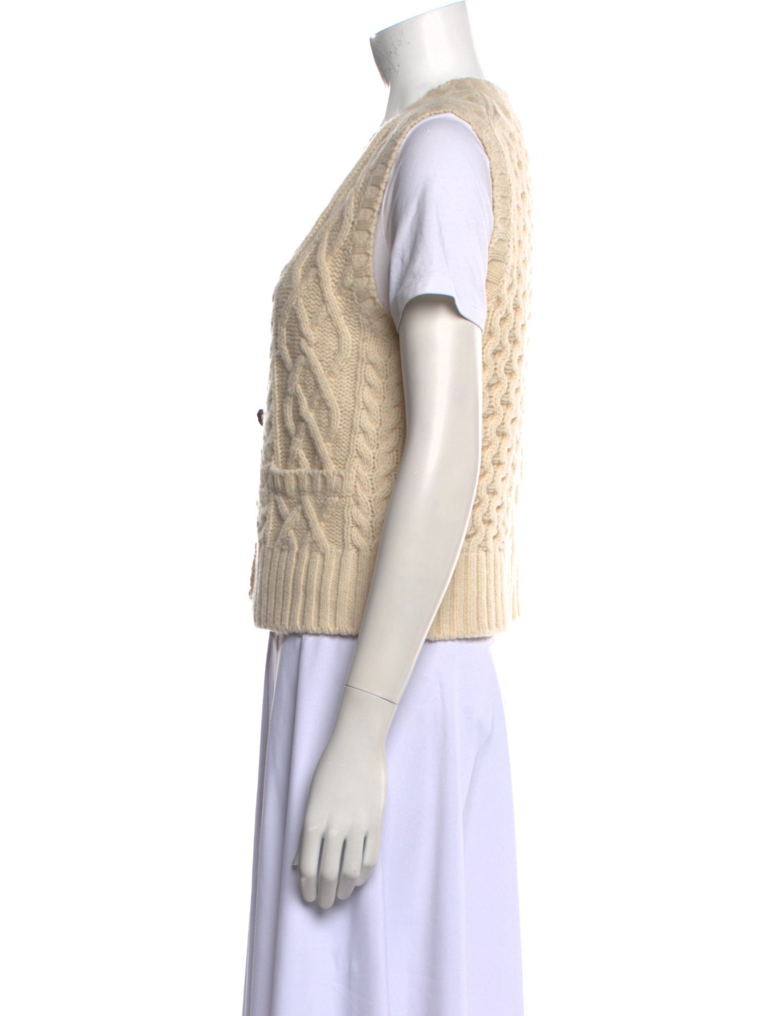 RE/DONE Wool V-Neck Sweater