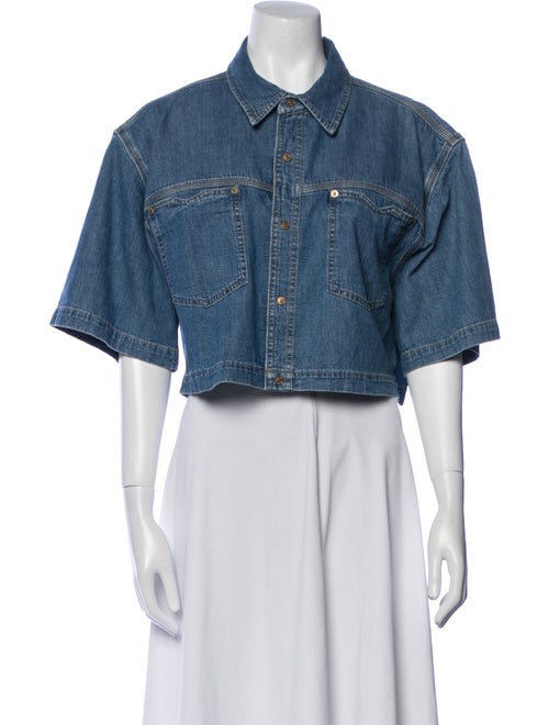 RE/DONE Short Sleeve Crop Top