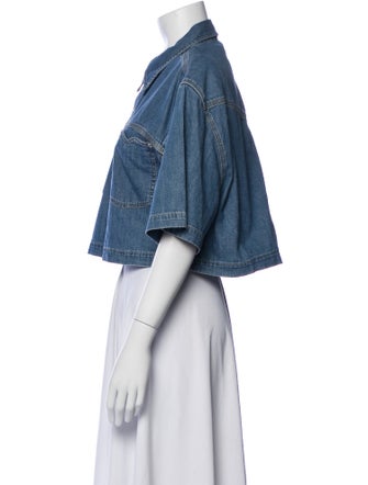 RE/DONE Short Sleeve Crop Top