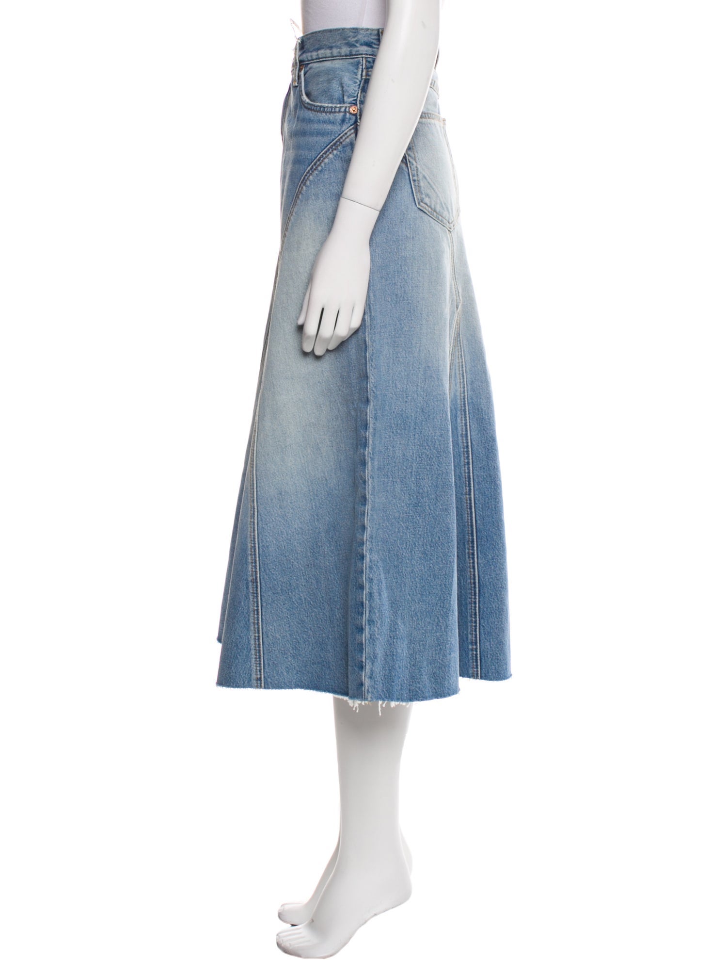 RE/DONE Midi Length Skirt