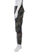 RE/DONE Camouflage Print Straight Leg Pants