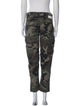 RE/DONE Camouflage Print Straight Leg Pants