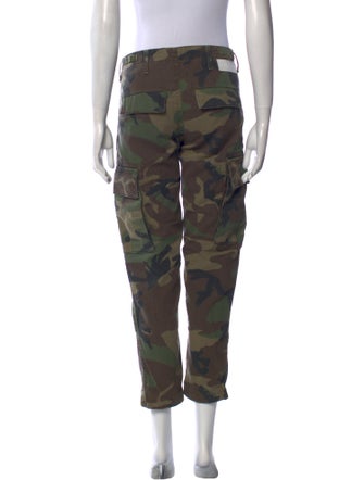 RE/DONE Camouflage Print Straight Leg Pants