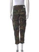 RE/DONE Camouflage Print Straight Leg Pants
