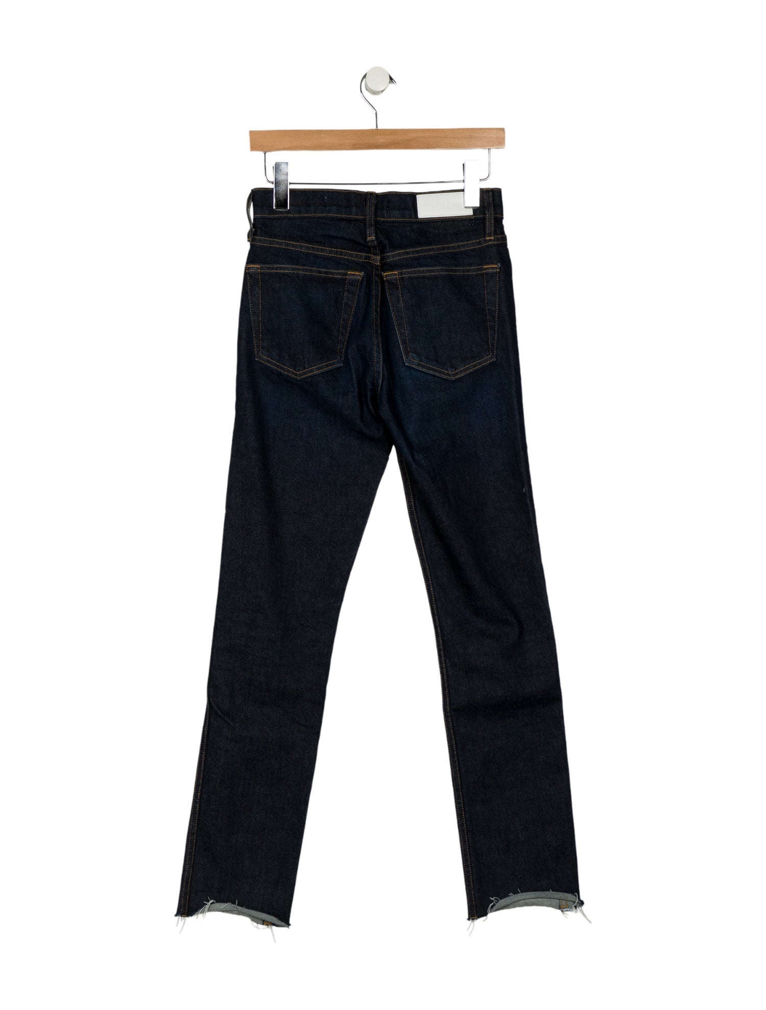 RE/DONE High-Rise Straight Leg Jeans