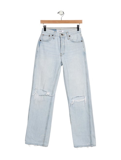 RE/DONE Mid-Rise Straight Leg Jeans