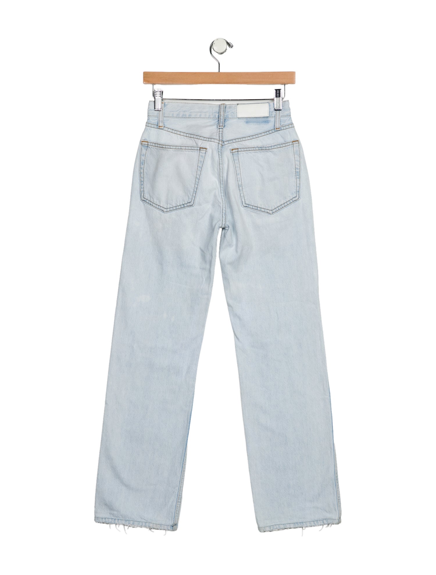 RE/DONE Mid-Rise Straight Leg Jeans