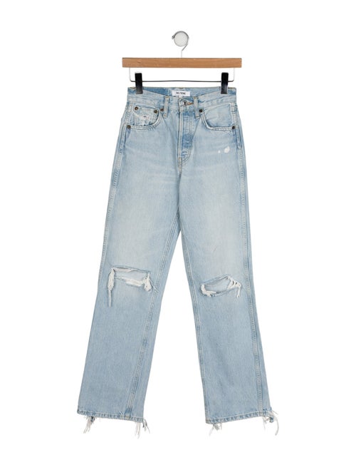 RE/DONE Mid-Rise Straight Leg Jeans