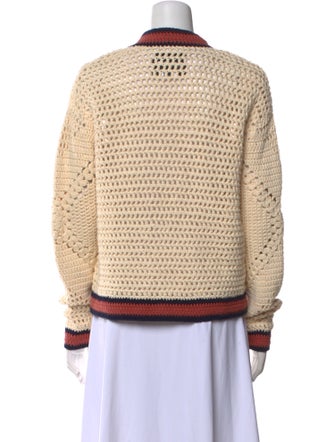 RE/DONE Colorblock Pattern V-Neck Sweater