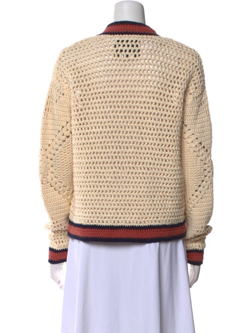 RE/DONE Colorblock Pattern V-Neck Sweater